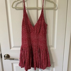 Princess polly deep v floral romper